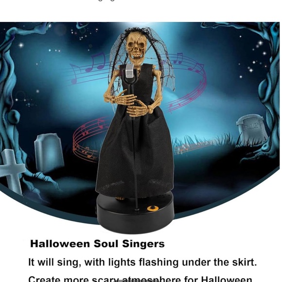 🎃dancing halloween skeleton bride - Picture 3 of 7